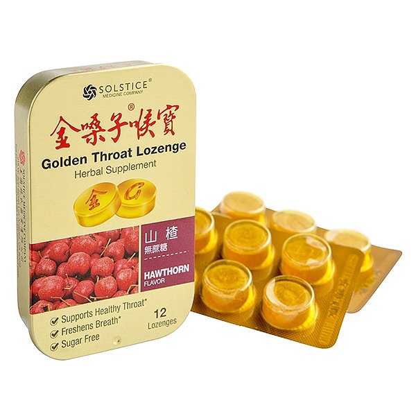 Golden Throat Lozenge, Hawthorn Flavor