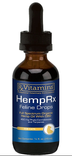 Hemp Rx Feline Drops, 450mg, 1/2oz