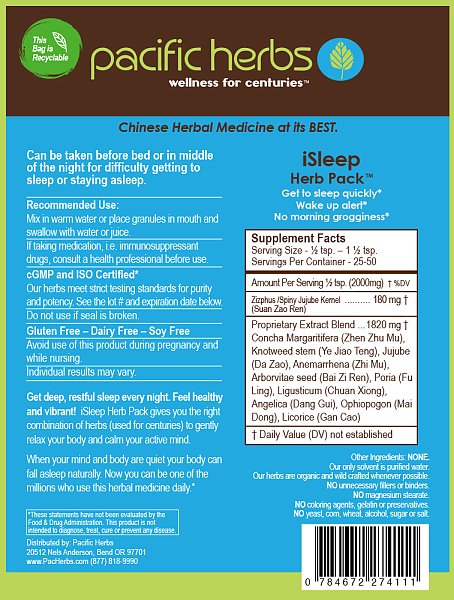 iSLEEP, 50g Packet - Image 2