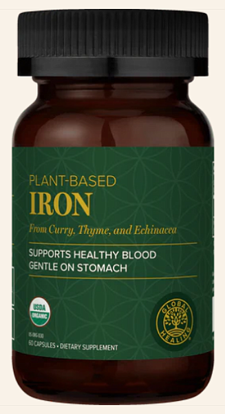 Iron, Plant-Based, 60ct