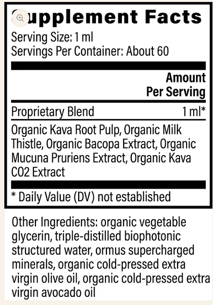 Kava Calm, 2oz - Image 2