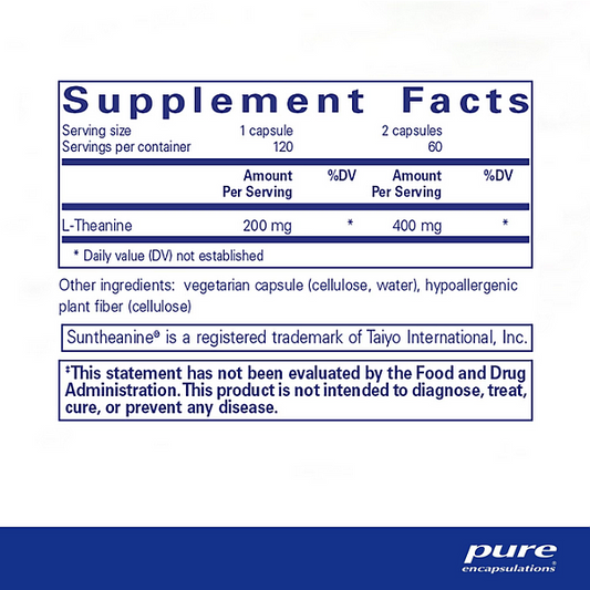 l-Theanine (120 capsules) - Image 2