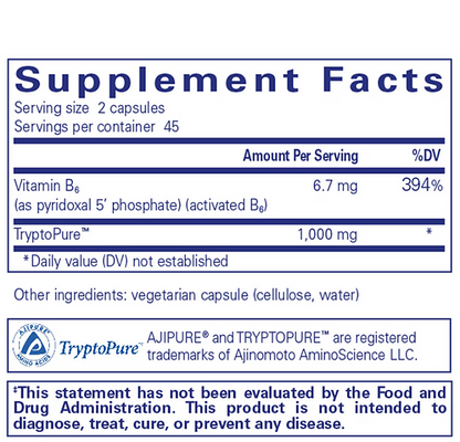 l-Tryptophan (180 capsules) - Image 2