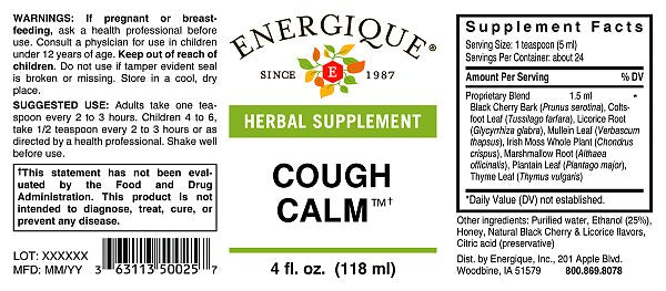 Cough Calm, 4oz - Image 2