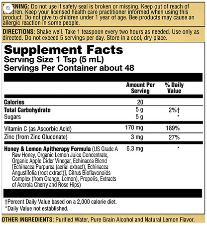 Lemon Honey Syrup 8oz - Image 2