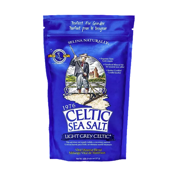 Light Grey Celtic Sea Salt, 1/2 LB