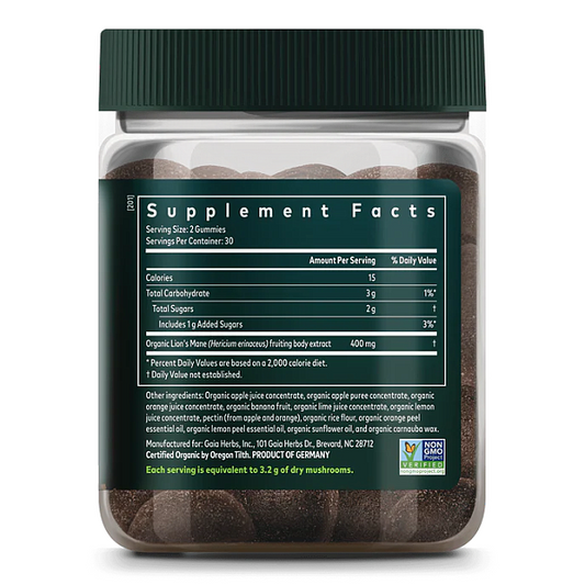Lion's Mane Gummies, 60ct - Image 2