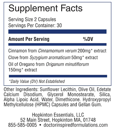 Liposomal Cinnamon, Clove, Oregano, 60ct - Image 2