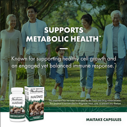Maitake Capsules - 60 count [ EXPIRES 01-2027 ] - Image 4