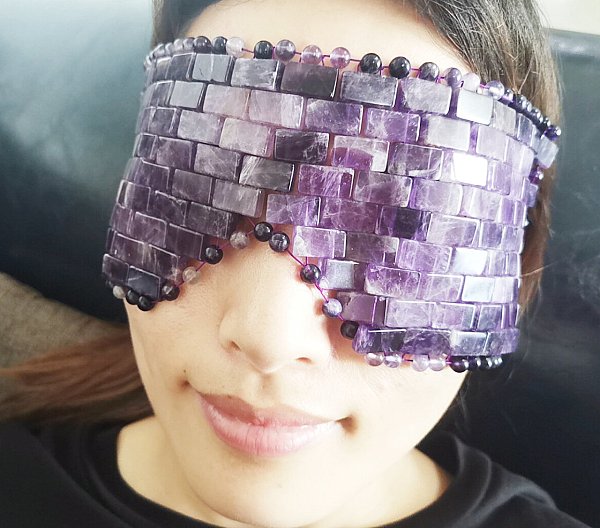 Amethyst Face Neck Eye Mask
