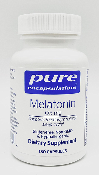 Melatonin, 0.5 mg (180 capsules)