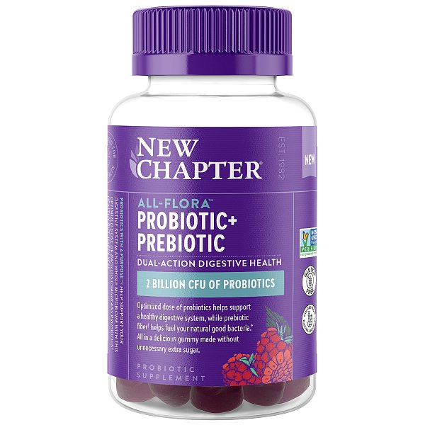 All-Flora Probiotic+Prebiotic Gummies, 60ct (2b CFUs)