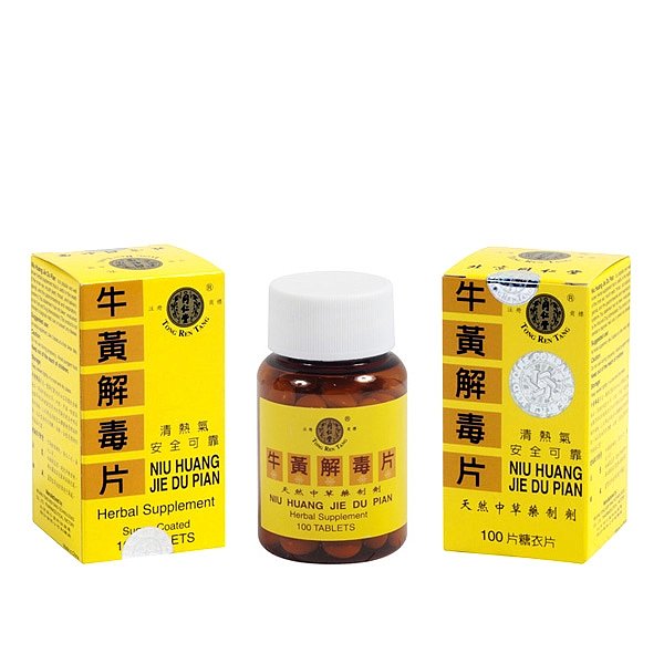 Niu Huang Jie Du Pian 100 Tab