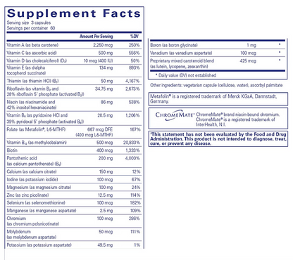 Nutrient 950 w/o Copper & Iron (180 capsules) - Image 2
