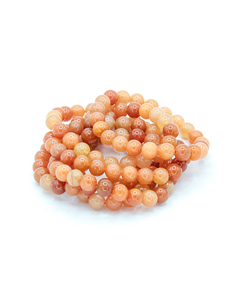 Orange Aventurine Bracelet, 8mm