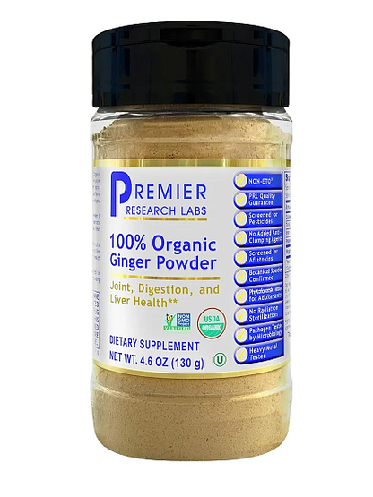 100% Organic Ginger Powder, Premier, 130gm