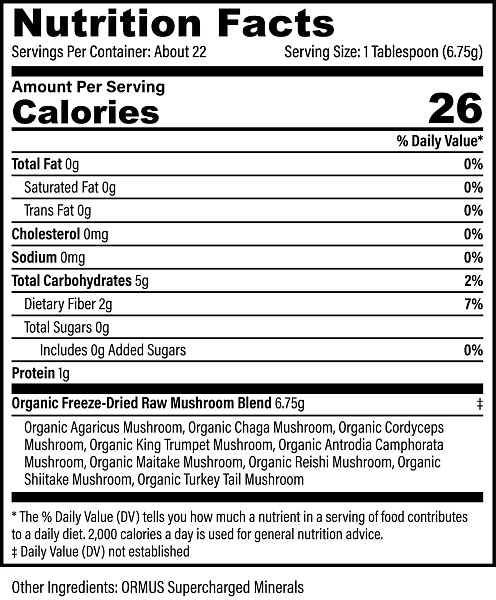 Organic Mushroom Blend, 150g - Image 2