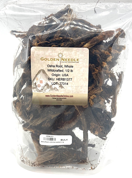 Osha Root, wild harvested (Ligusticum porteri) - USA, 1/2 lb