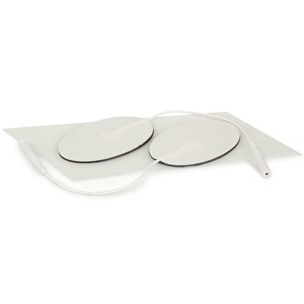 2.5" x 1.5" Reusable Self-Adhering Electrodes, Oval