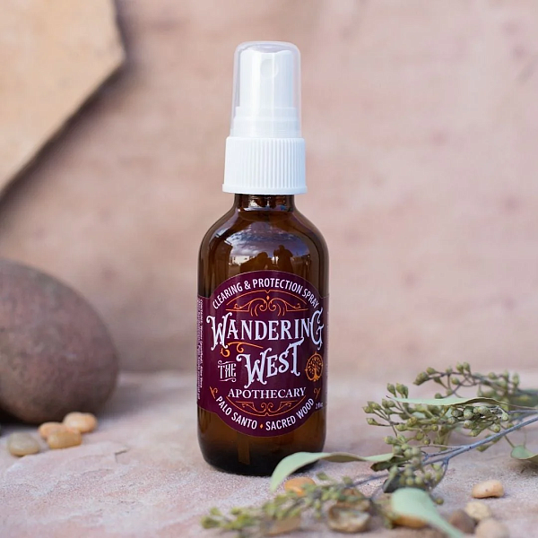 Palo Santo Room Clearing & Protection Spray, 4oz spray bottle