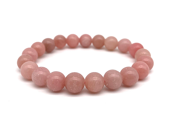 Pink Opal Bracelet, 8mm