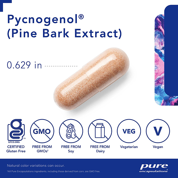 Pycnogenol, 50 mg (60 capsules) - Image 3