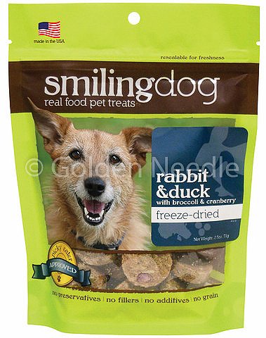 Rabbit, Duck, Broccoli, Cranberries (Freeze Dried), 2.5oz