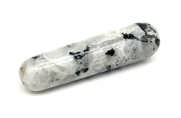 Moonstone, Rainbow Massage Wand, 3-4"