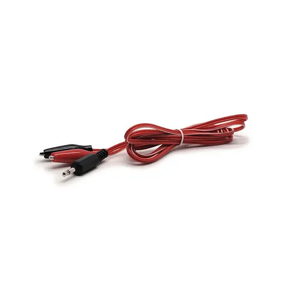 Alligator Clip Wires, 3.5mm - Red