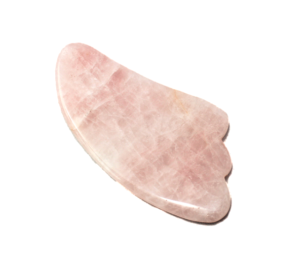 Rose Quartz Gua Sha Triangle