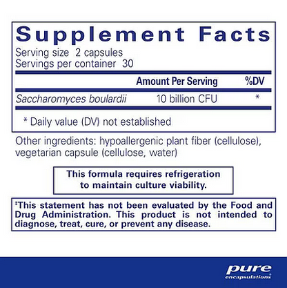 Saccharomyces Boulardii Probiotic, 60ct (5b CFUs) - Image 2