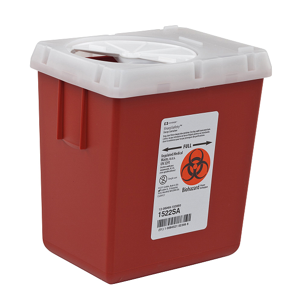 Sharps Bio-Hazard Container, 2QT (1522SA)