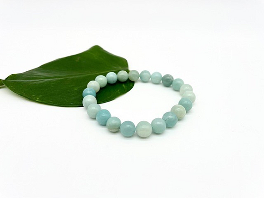 Sky Blue Quartz Bracelet, 8mm