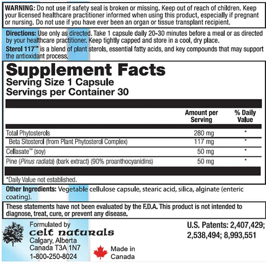 Sterol 117, 30 Capsules - Image 2