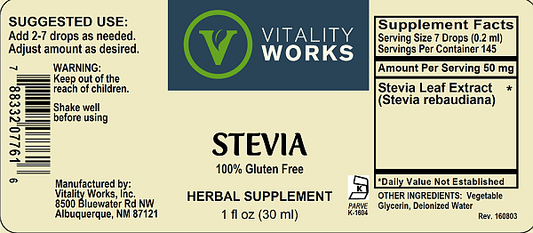 Stevia Glycerite, 1 oz. - Image 2