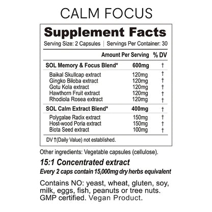 Calm Focus, 60ct - Image 3