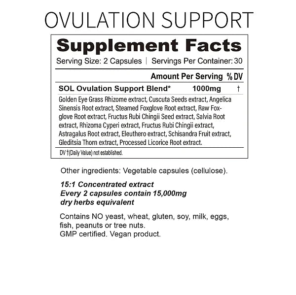 Ovulation Support, 60ct - Image 3