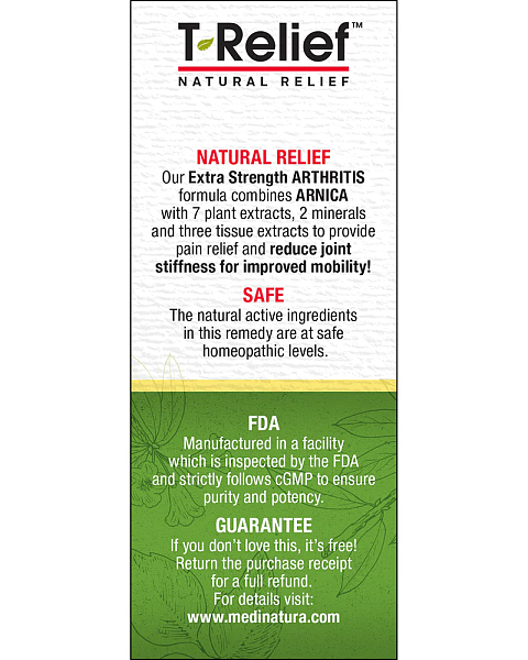T-Relief Arthritis Extra Strength Tablets, 100ct - Image 2