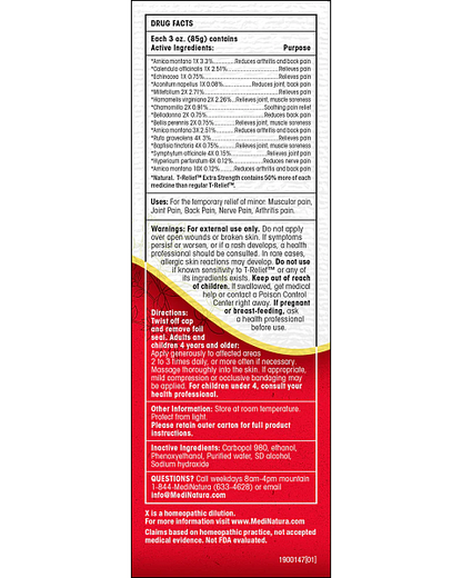 T-Relief Extra Strength Gel, 3oz - Image 3