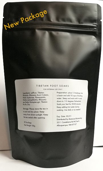 Tibetan Foot Soaks, 20 packs 0f 20 bags