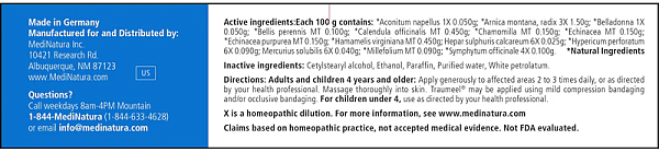 HEEL Traumeel Ointment, 4oz - Image 2
