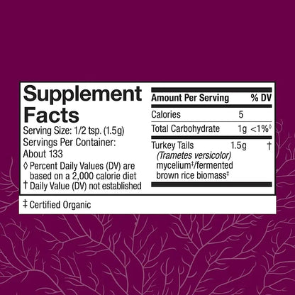 Turkey Tail Powder (Yun Zhi), 200g - Image 2