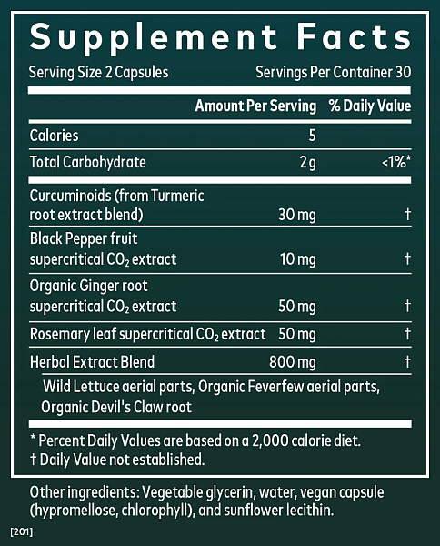 Turmeric Supreme Ache Caps, 60ct - Image 2