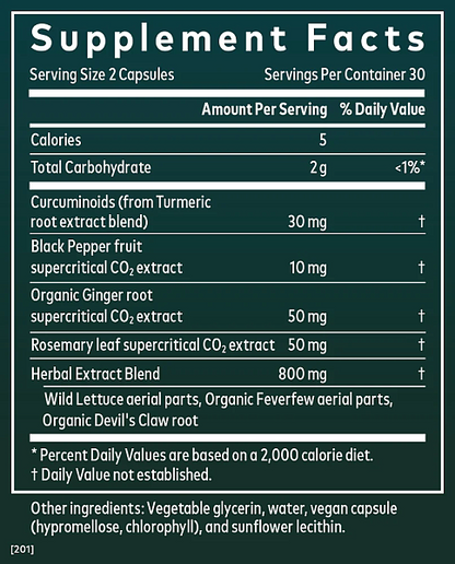 Turmeric Supreme Ache Caps, 60ct - Image 2