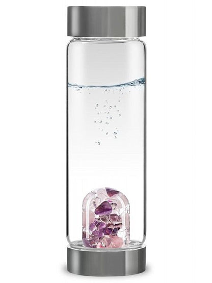 Via Wellness Gemstone Water Bottle