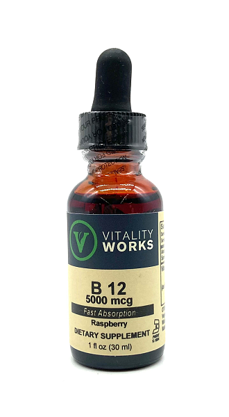 B 12 5000mcg/ml Liquid Sublingual 1 oz