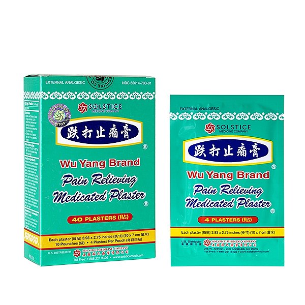 Wu Yang Pain Relieving Plaster, 40ct - Small