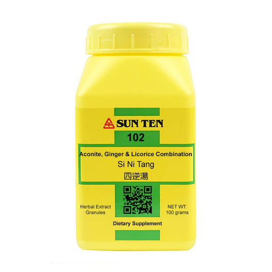 Sun Ten Aconite -  Ginger & Licorice Combination 102 Granules - 100g