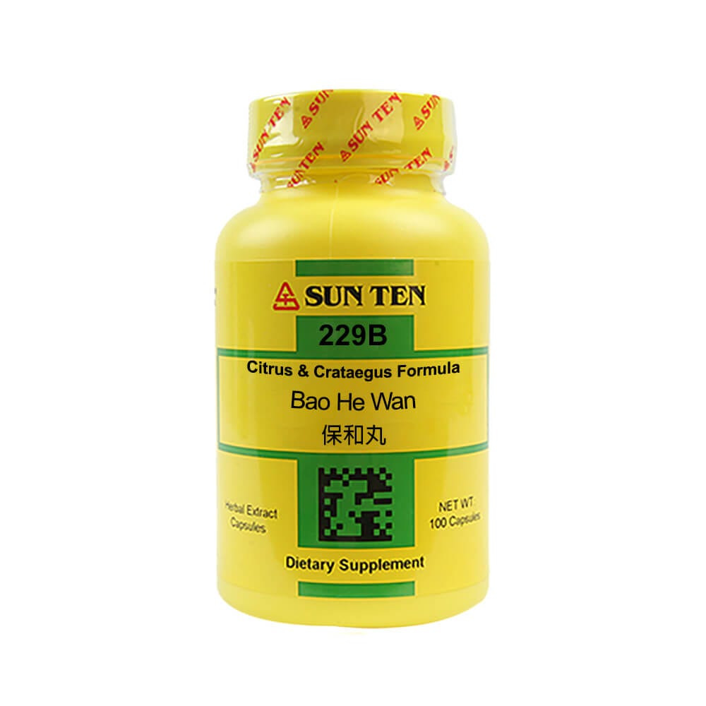 Sun Ten Citrus & Crataegus Formula 229B  - 100 Capsules