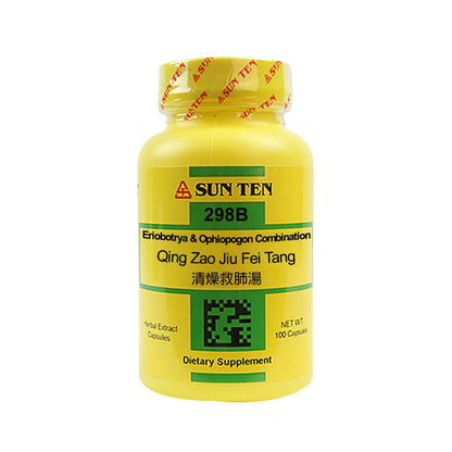 Sun Ten Eriobotrya & Ophiopogon Combination 298B  - 100 Capsules